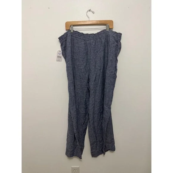 NWT Time and Tru Women's Relaxed Fit Pants – Blue – Size XXL - Picture 5 of 5